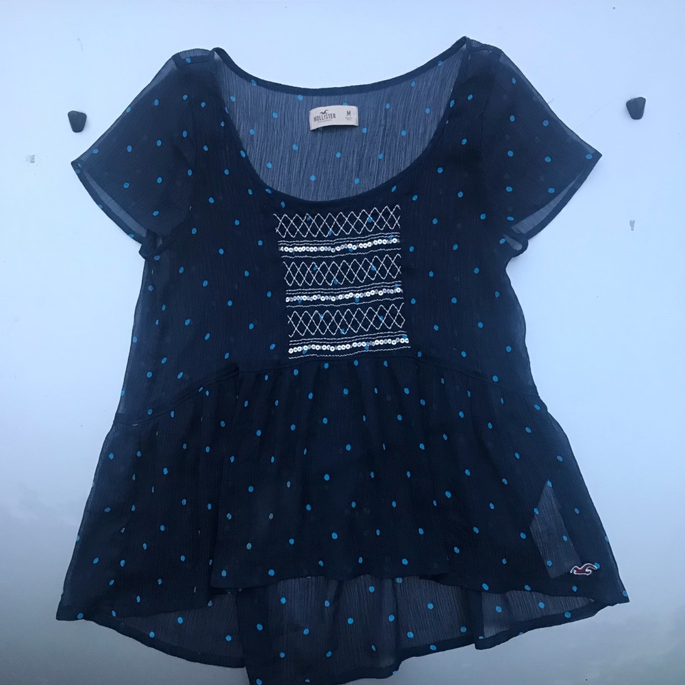 Hollister sheer top